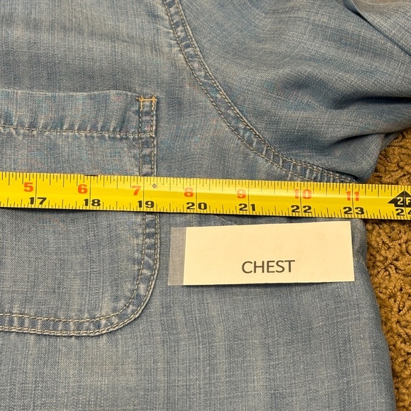 Chelsea & Theodore Women Shirt Blouse XL Button Down Long Sleeve Capsule Rodeo - Picture 6 of 9